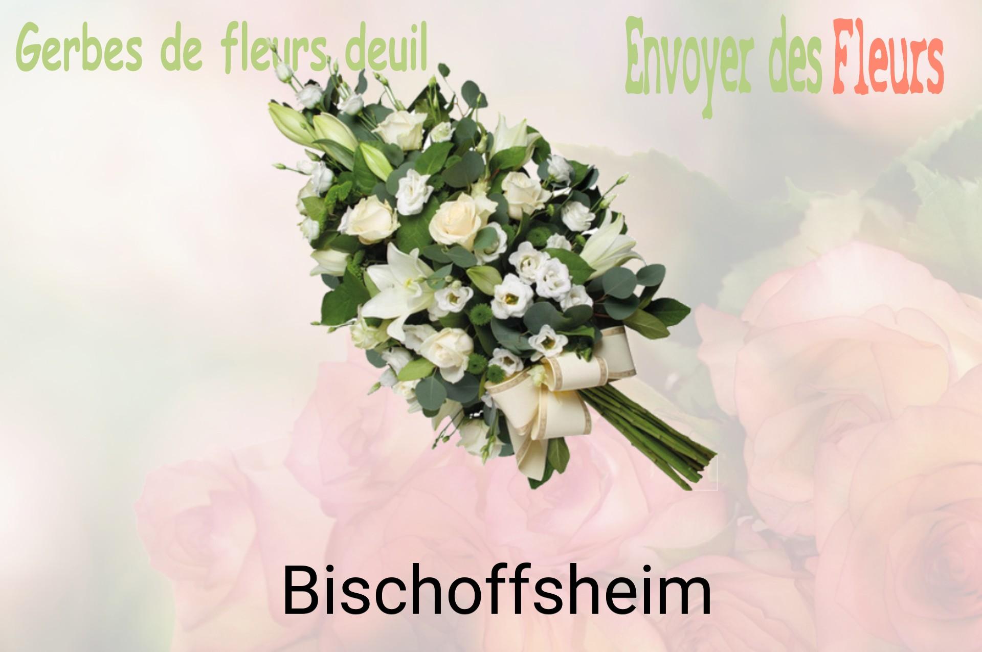 Gerbe de fleurs de deuil livrée à Bischoffsheim